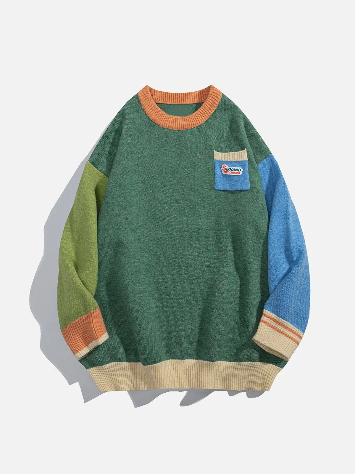 Aelfric Eden Splicing Contrast Sweater sold by Aelfric Eden product image thumbnail 3