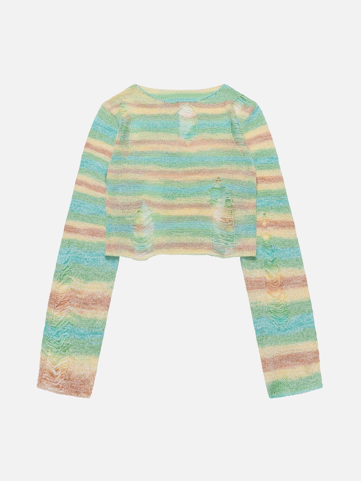 Stripe Hole Long Sleeve sold by Aelfric Eden product image thumbnail 4