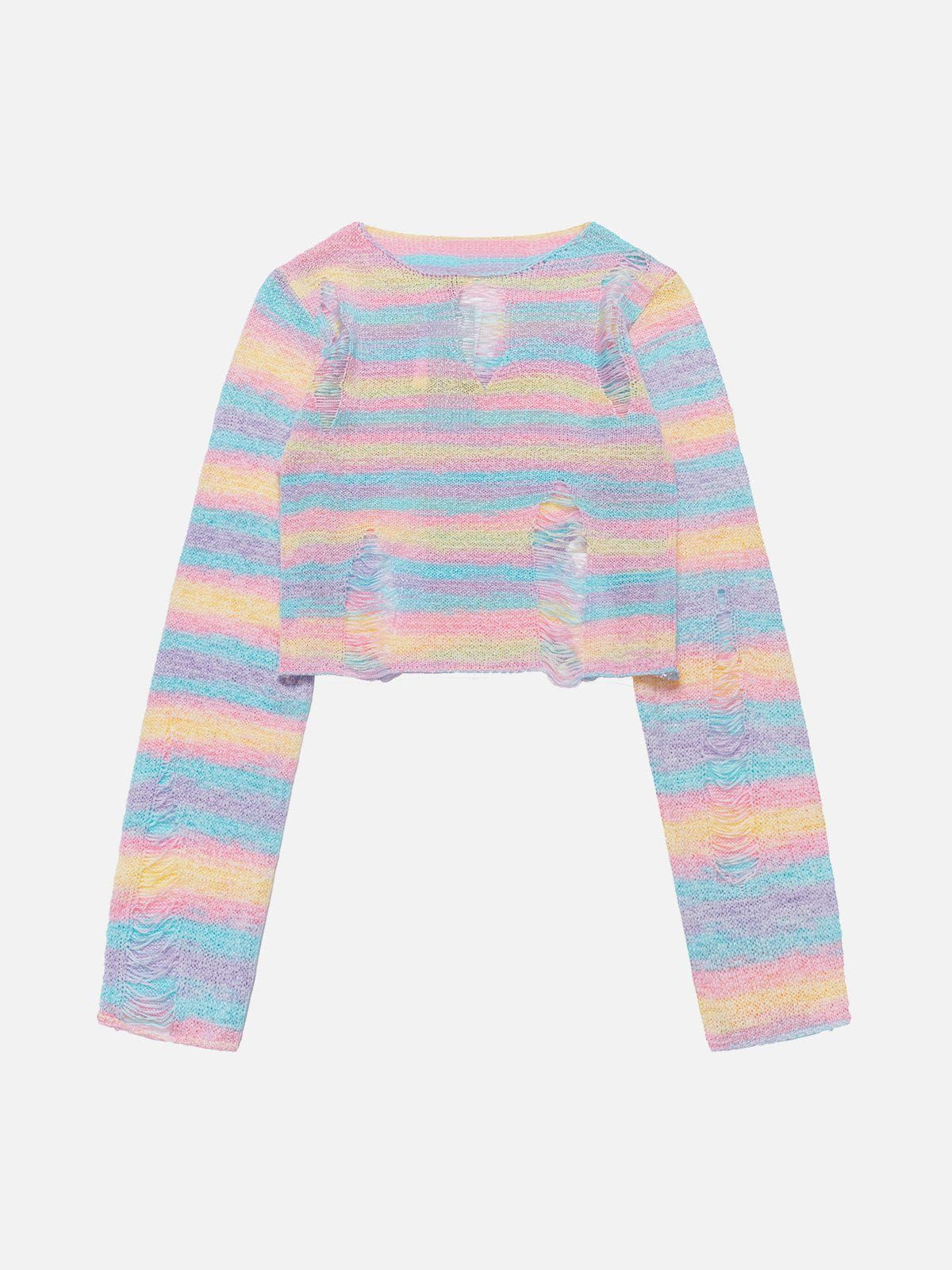 Stripe Hole Long Sleeve sold by Aelfric Eden