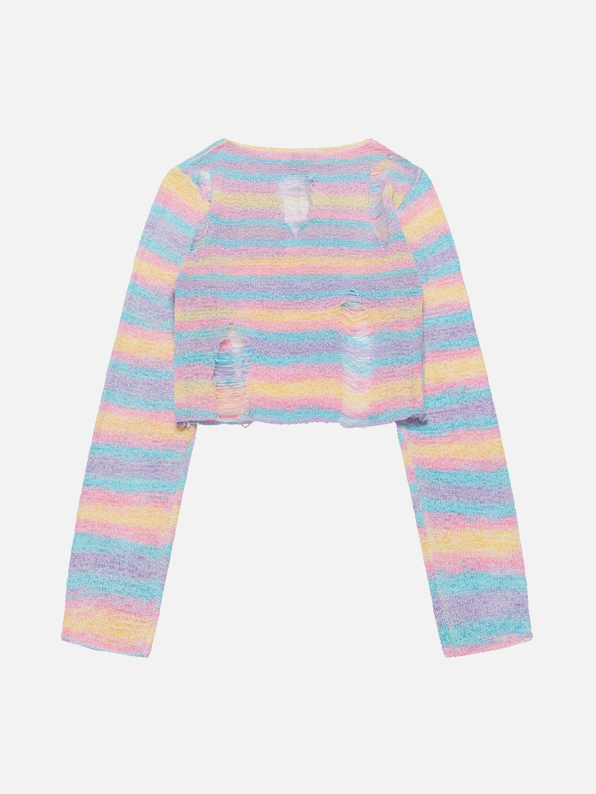 Stripe Hole Long Sleeve sold by Aelfric Eden product image thumbnail 3