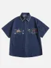 Aelfric Eden Embroidery Denim Short Sleeve Shirt sold by Aelfric Eden
