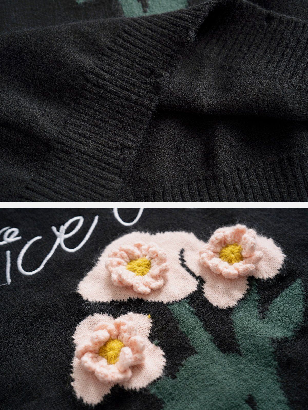 Aelfric Eden Three-Dimensional Flowers Sweater sold by Aelfric Eden product image thumbnail 5