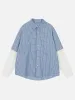 Aelfric Eden Plaid Layered Long Sleeve Shirt sold by Aelfric Eden