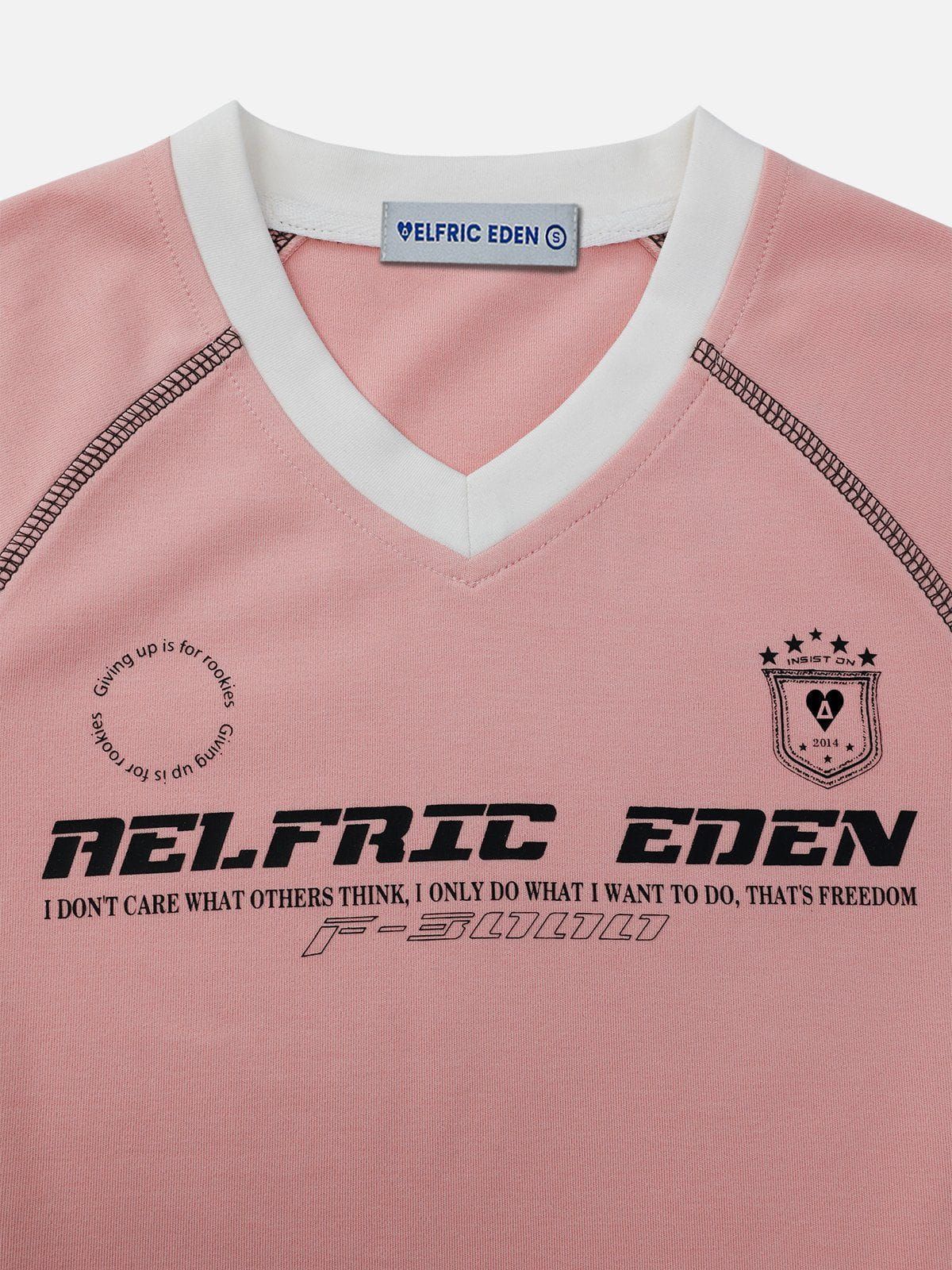 Aelfric Eden Open Stitching Racing V-Neck Tee sold by Aelfric Eden product image thumbnail 3
