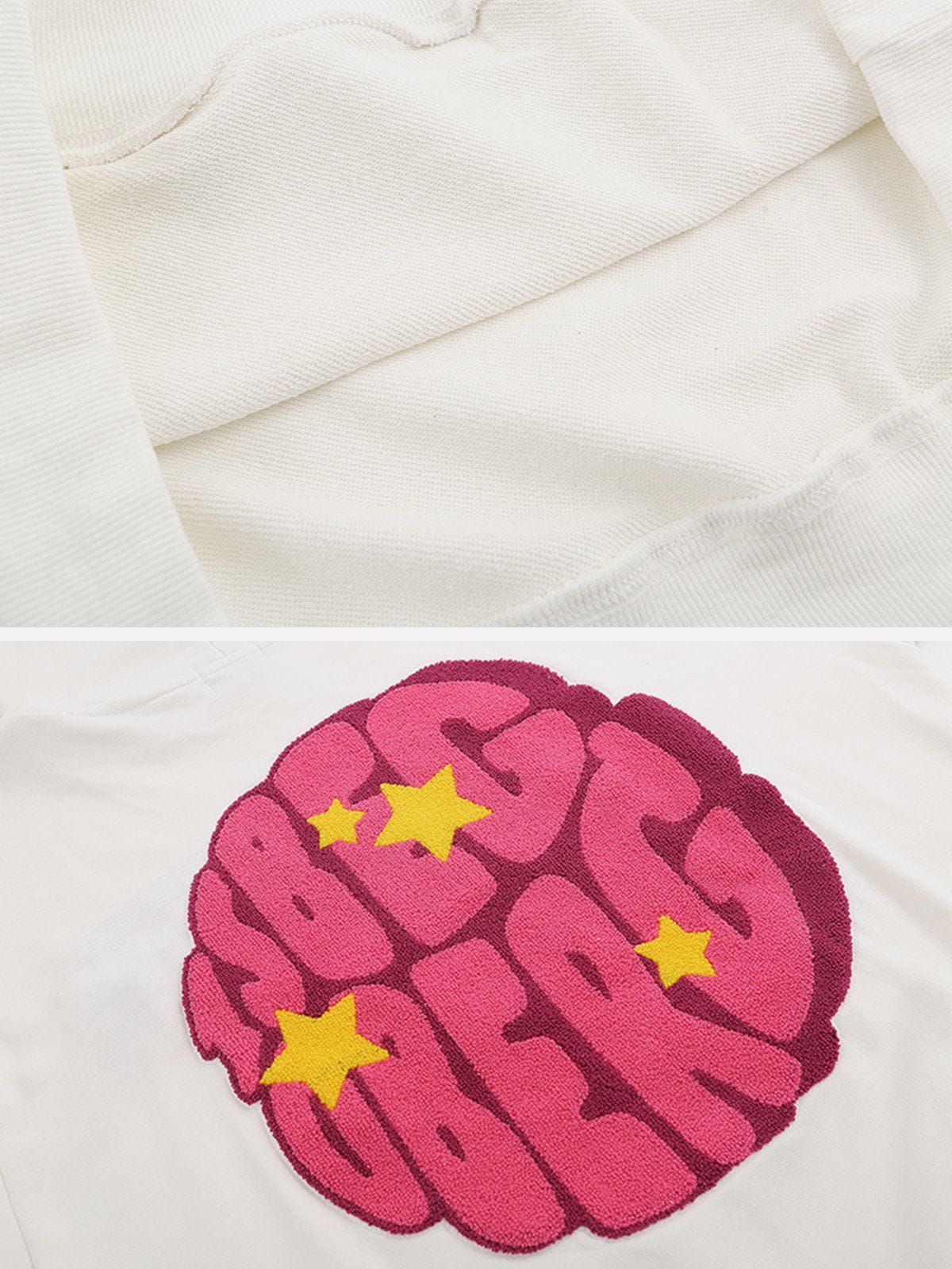 Aelfric Eden Three-Dimensional Letter Print Hoodie sold by Aelfric Eden product image thumbnail 5