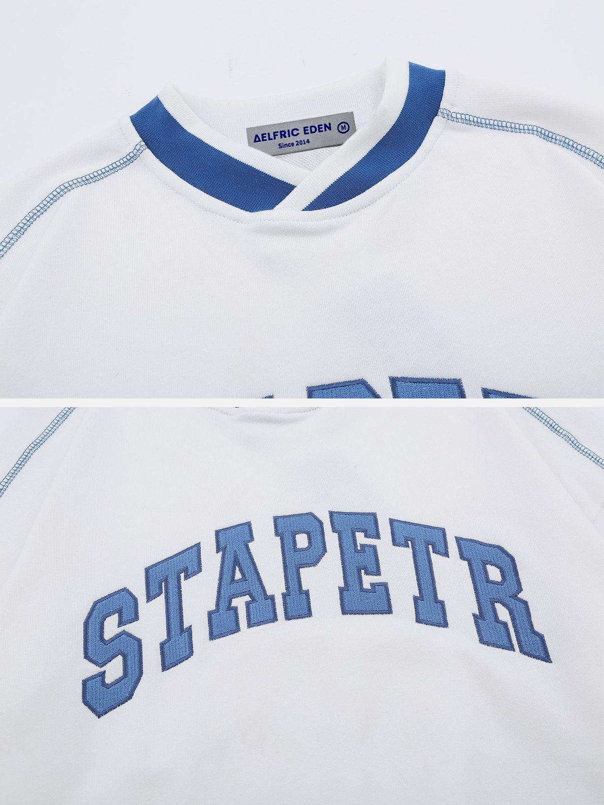 Aelfric Eden Letter Print Sweatshirt sold by Aelfric Eden product image thumbnail 3