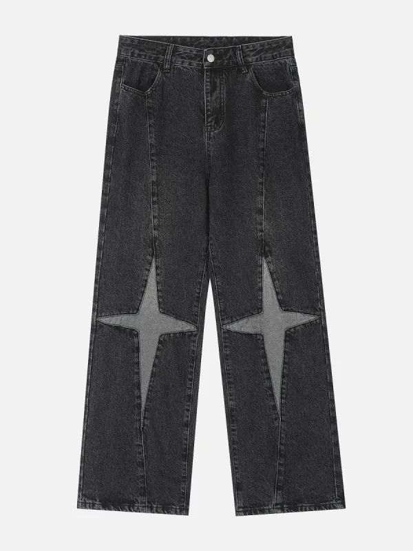 Aelfric Eden Applique Diamond Star Jeans sold by Aelfric Eden