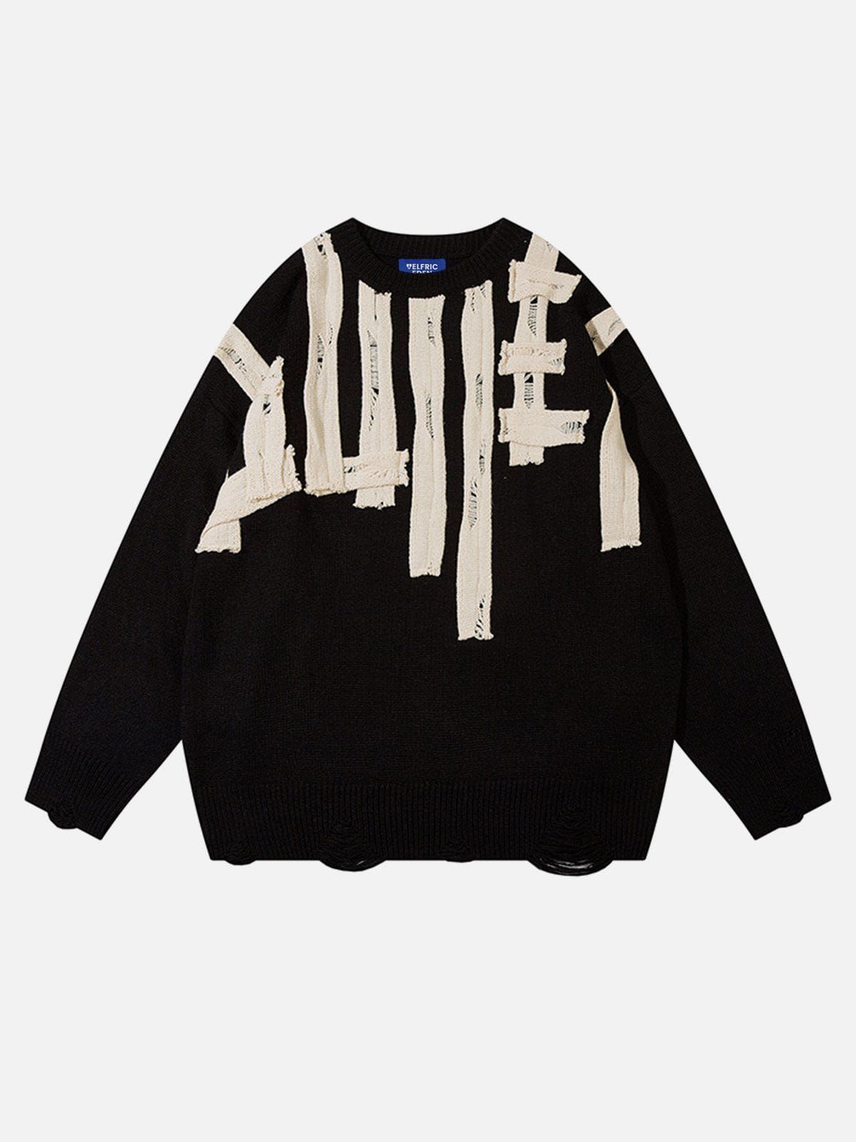 Aelfric Eden Creative Applique Street Style Sweater sold by Aelfric Eden product image thumbnail 2