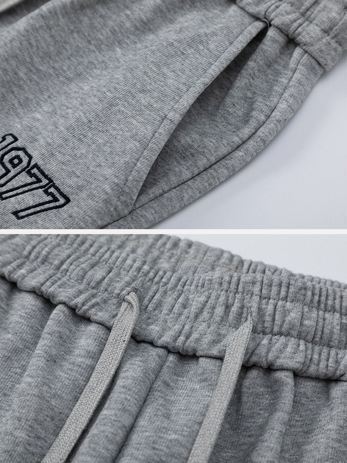 Aelfric Eden Simple Embroidered Sweatpants sold by Aelfric Eden product image thumbnail 4