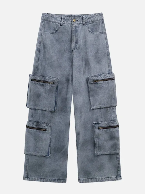 Aelfric Eden 3D Big Pocket Washed Jeans sold by Aelfric Eden