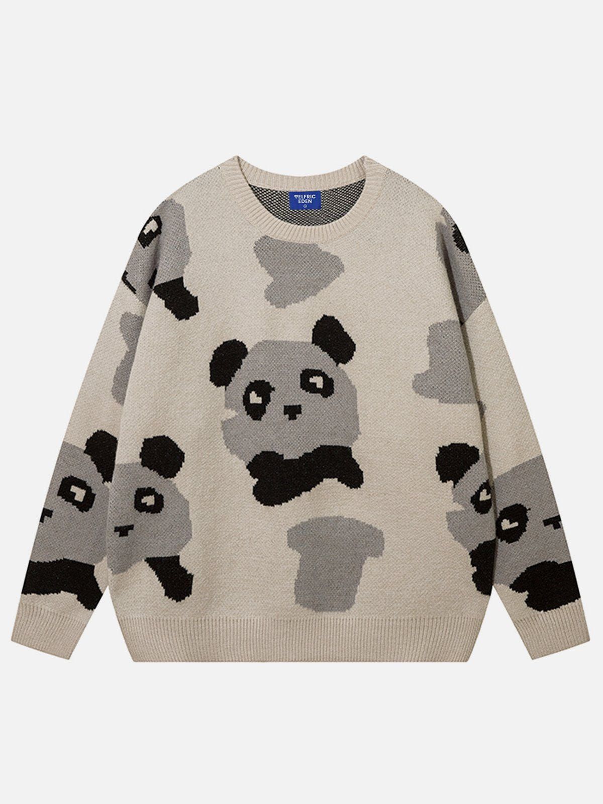 Aelfric Eden Panda Pattern Sweater sold by Aelfric Eden