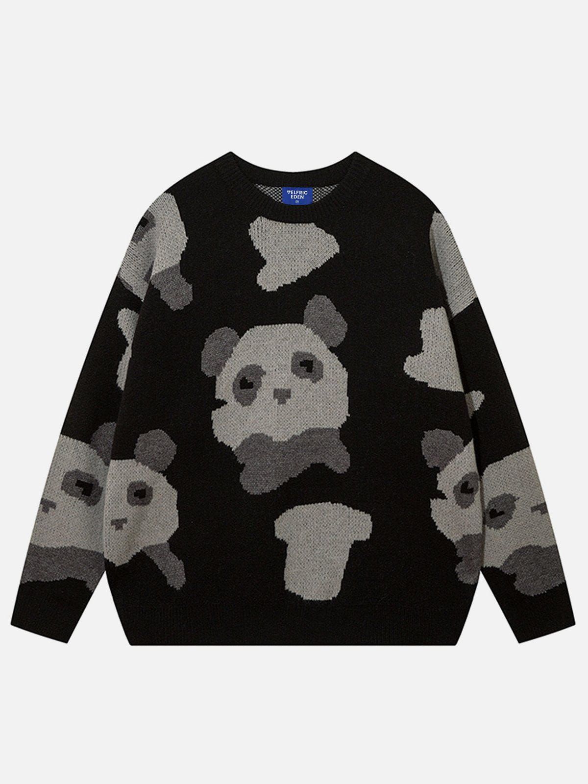 Aelfric Eden Panda Pattern Sweater sold by Aelfric Eden product image thumbnail 2