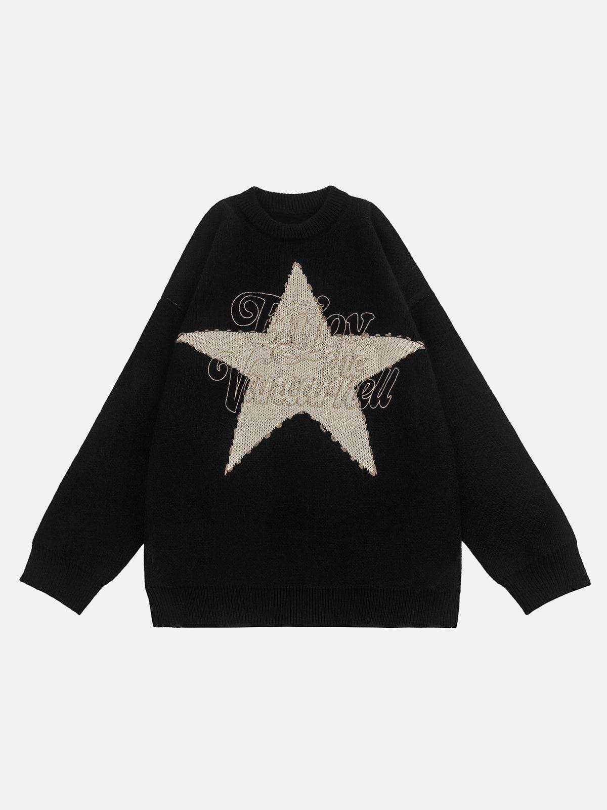 Aelfric Eden Pentagram Patchwork Sweater sold by Aelfric Eden