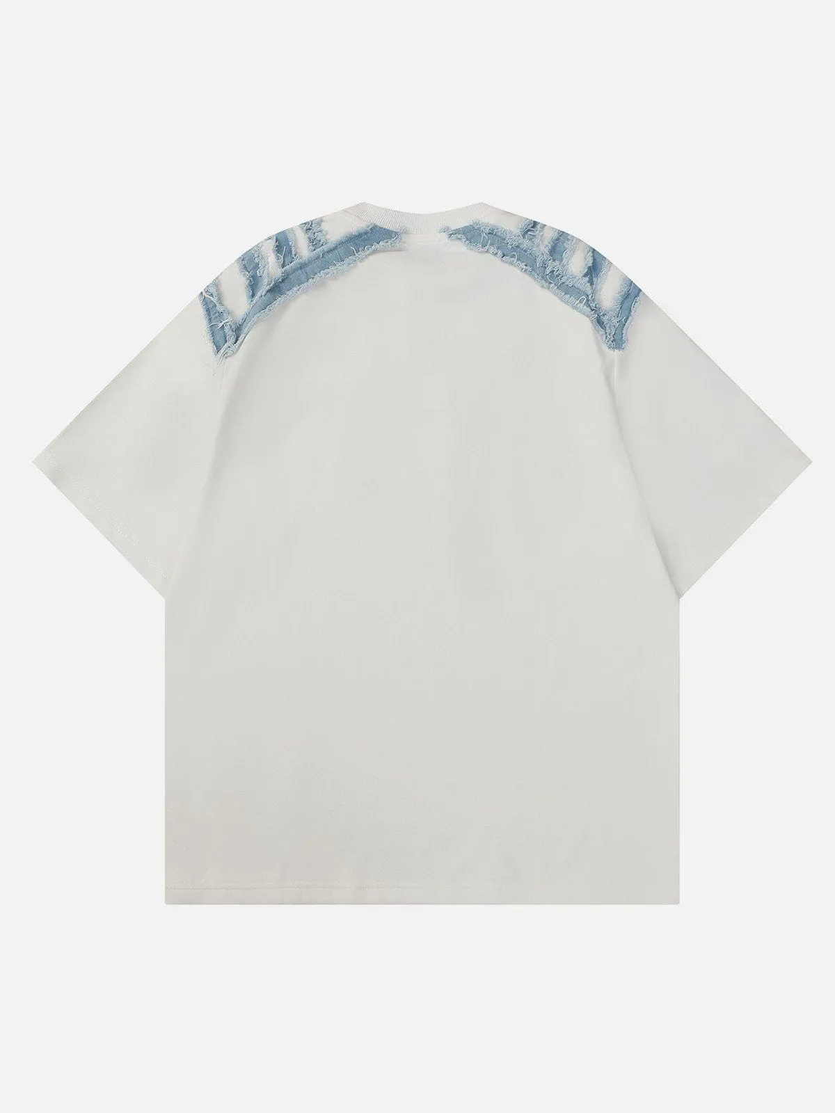 Aelfric Eden Denim Applique Tee sold by Aelfric Eden product image thumbnail 3