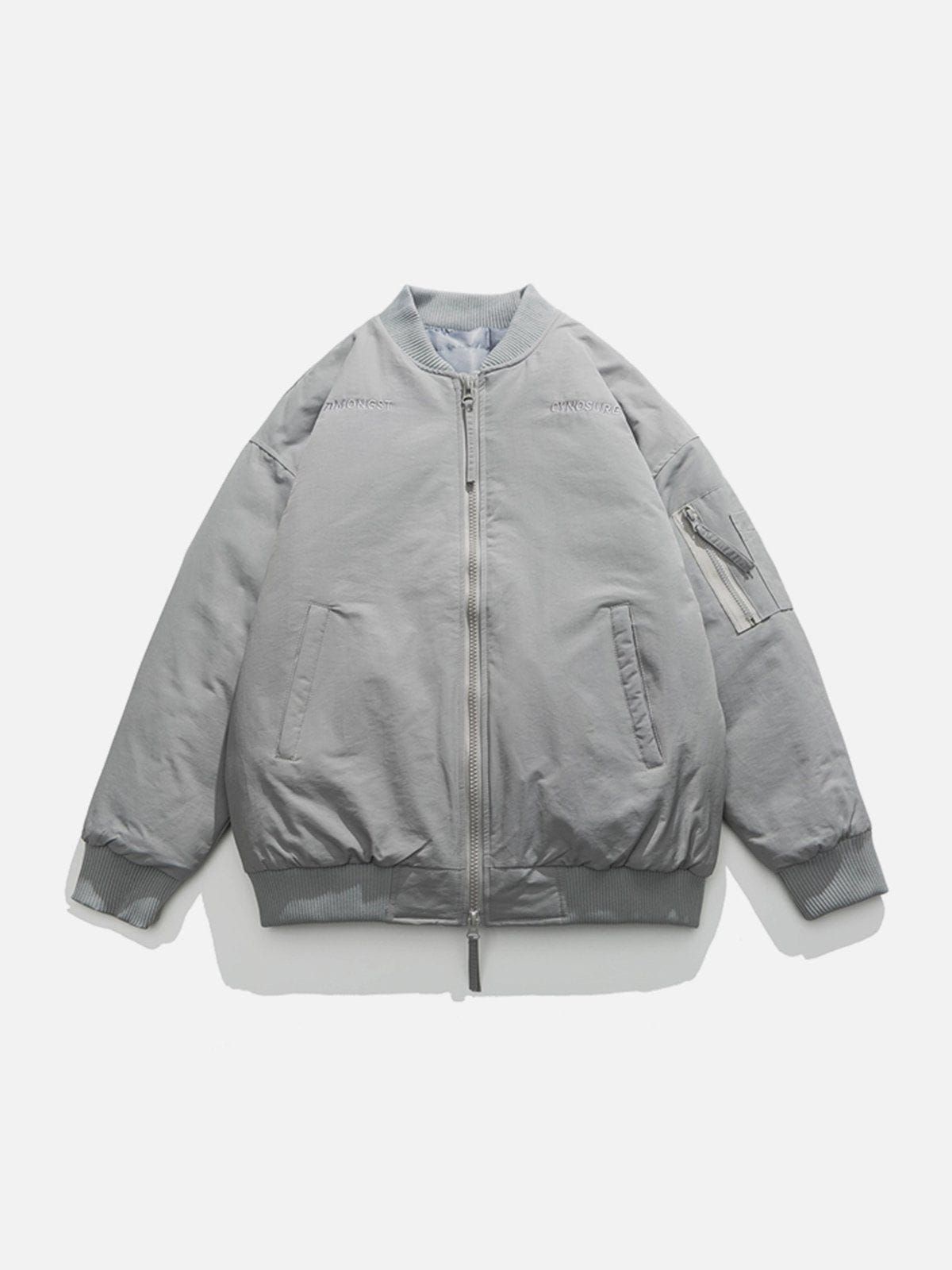 Aelfric Eden Embroidery Letter Solid Color Winter Coat sold by Aelfric Eden