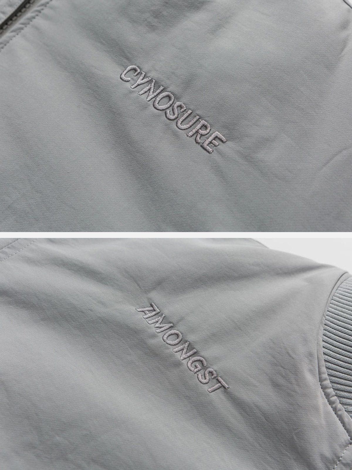 Aelfric Eden Embroidery Letter Solid Color Winter Coat sold by Aelfric Eden product image thumbnail 7