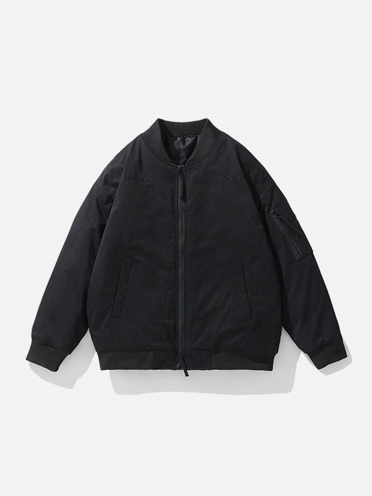 Aelfric Eden Embroidery Letter Solid Color Winter Coat sold by Aelfric Eden product image thumbnail 4