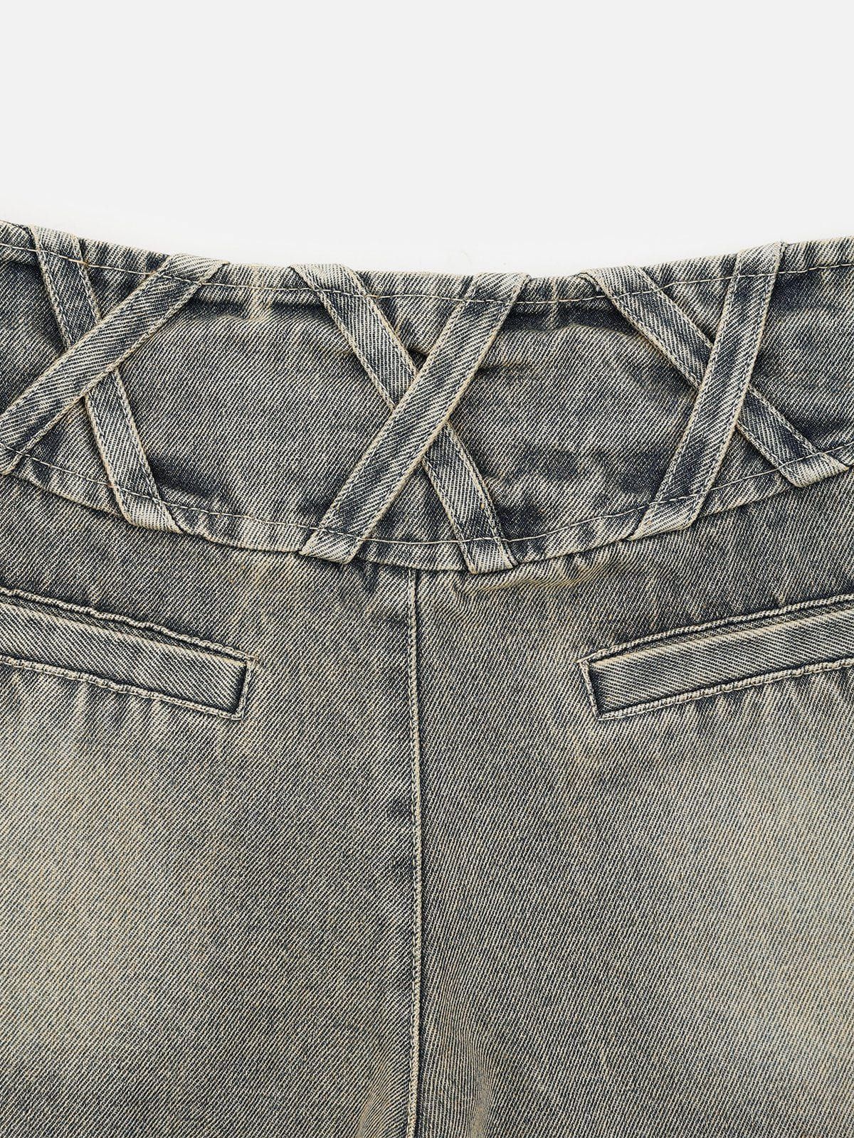 Aelfric Eden Big Pocket Fringe Jorts sold by Aelfric Eden product image thumbnail 4