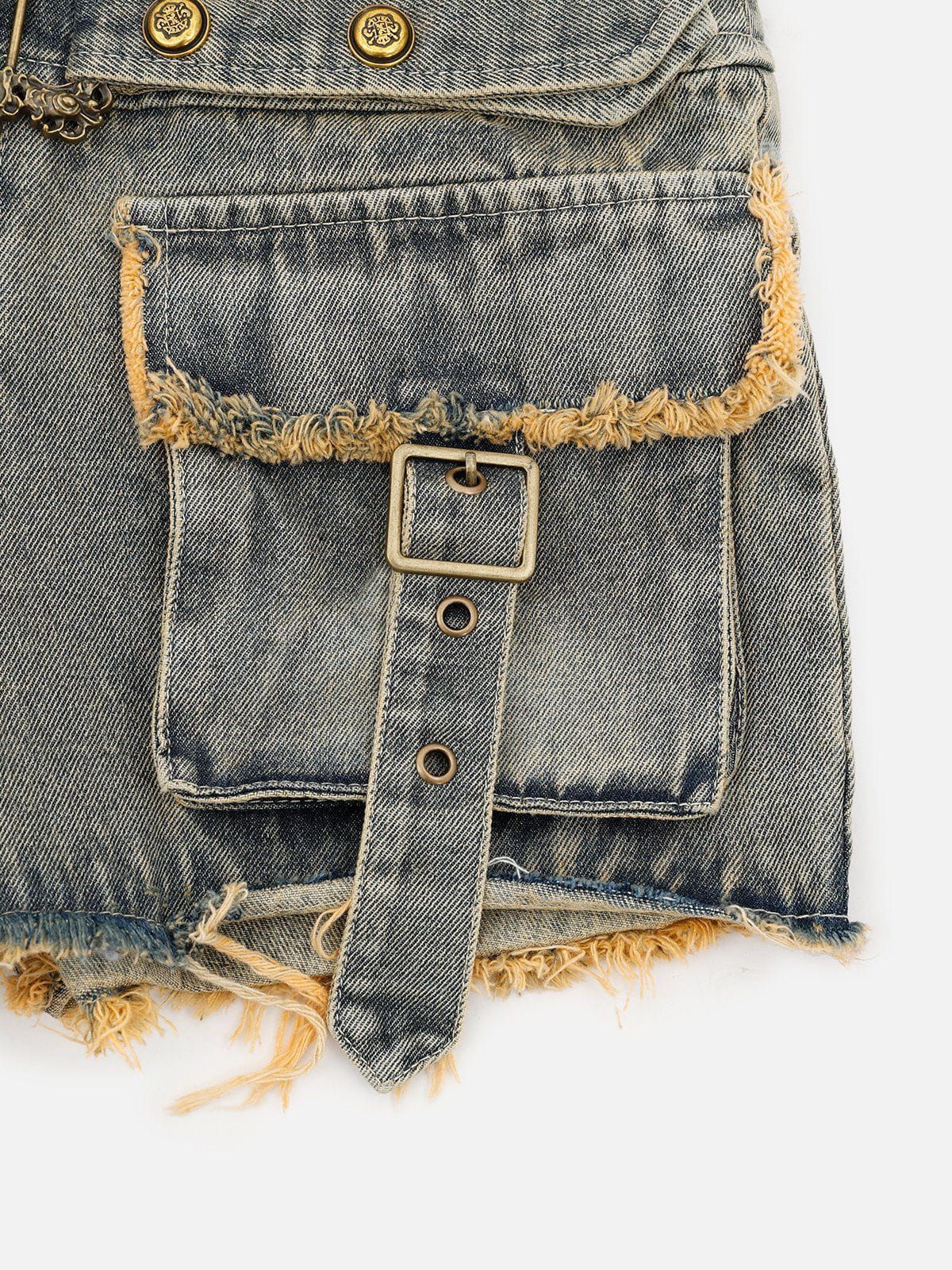 Aelfric Eden Big Pocket Fringe Jorts sold by Aelfric Eden product image thumbnail 5