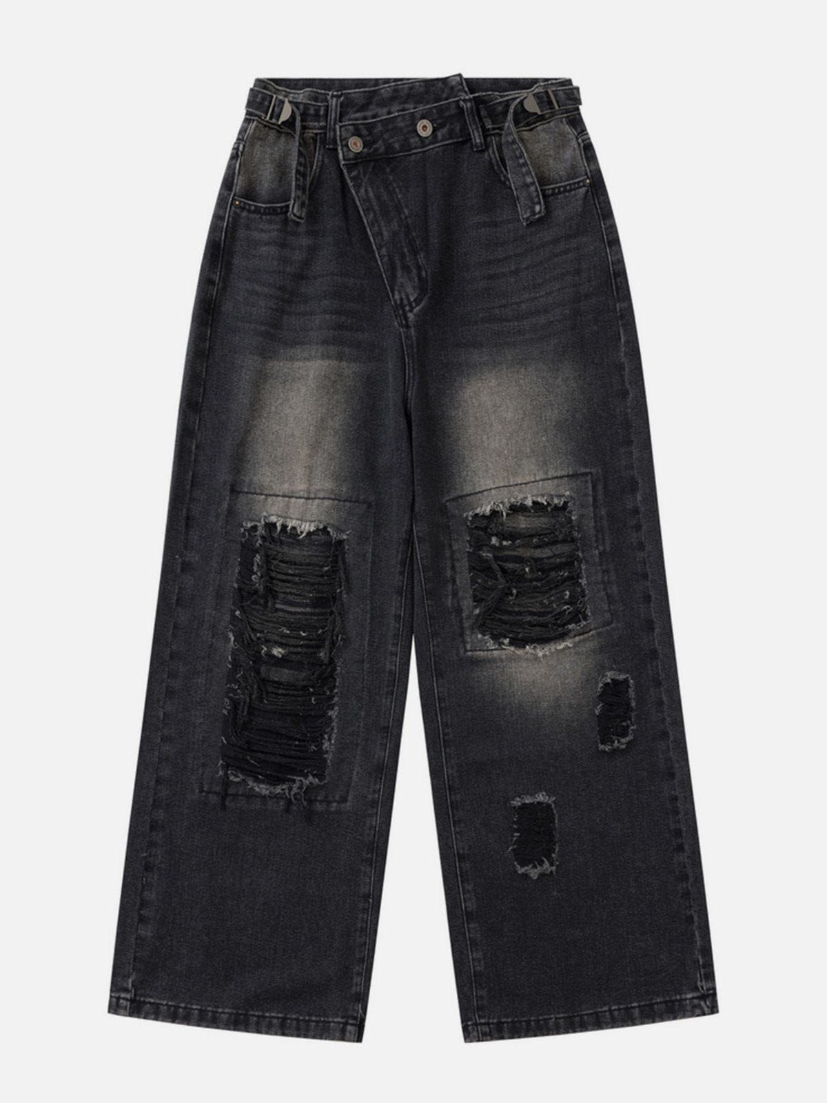 Aelfric Eden Asymmetrical Waist Jeans sold by Aelfric Eden product image thumbnail 2