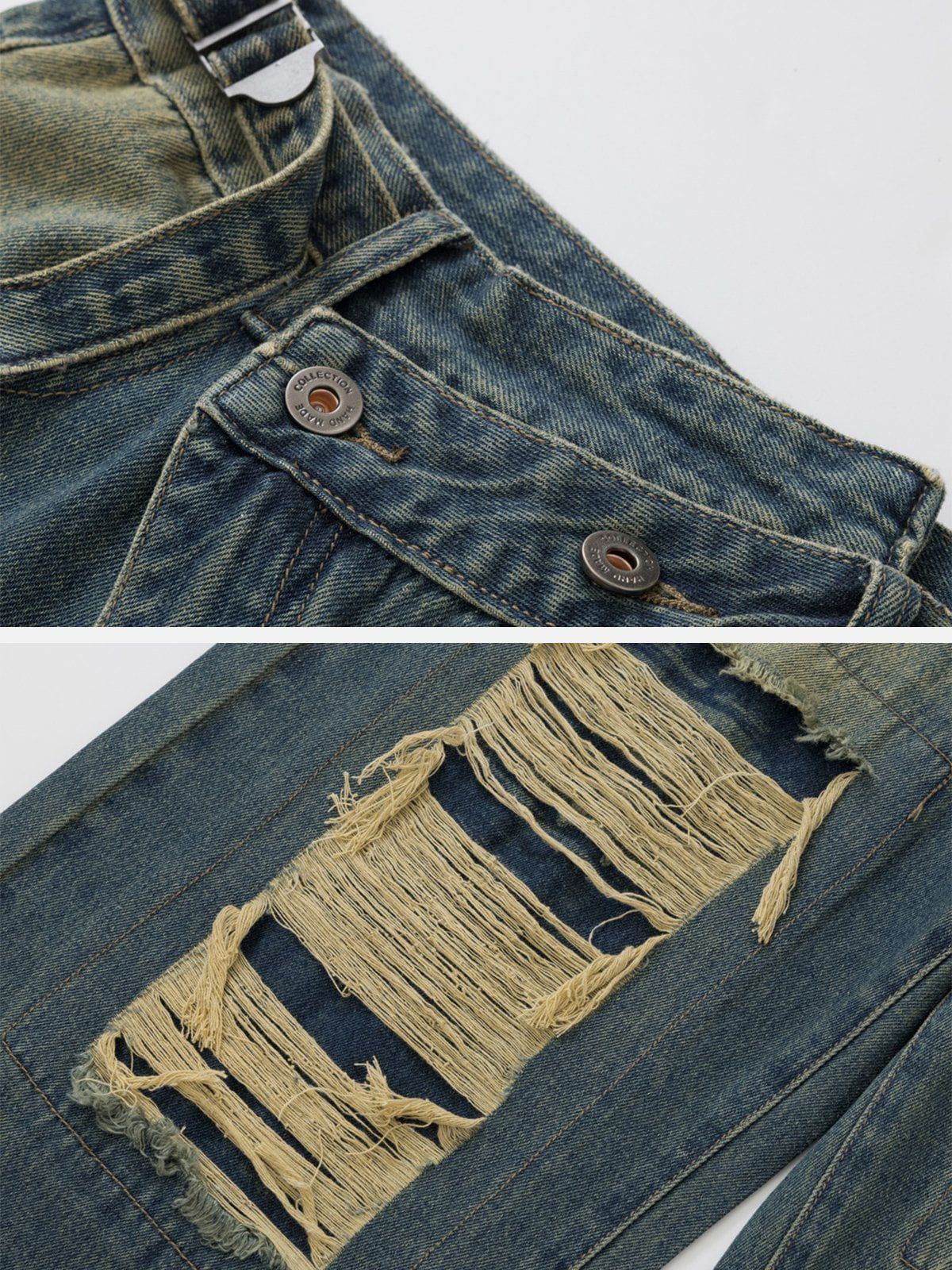 Aelfric Eden Asymmetrical Waist Jeans sold by Aelfric Eden product image thumbnail 5