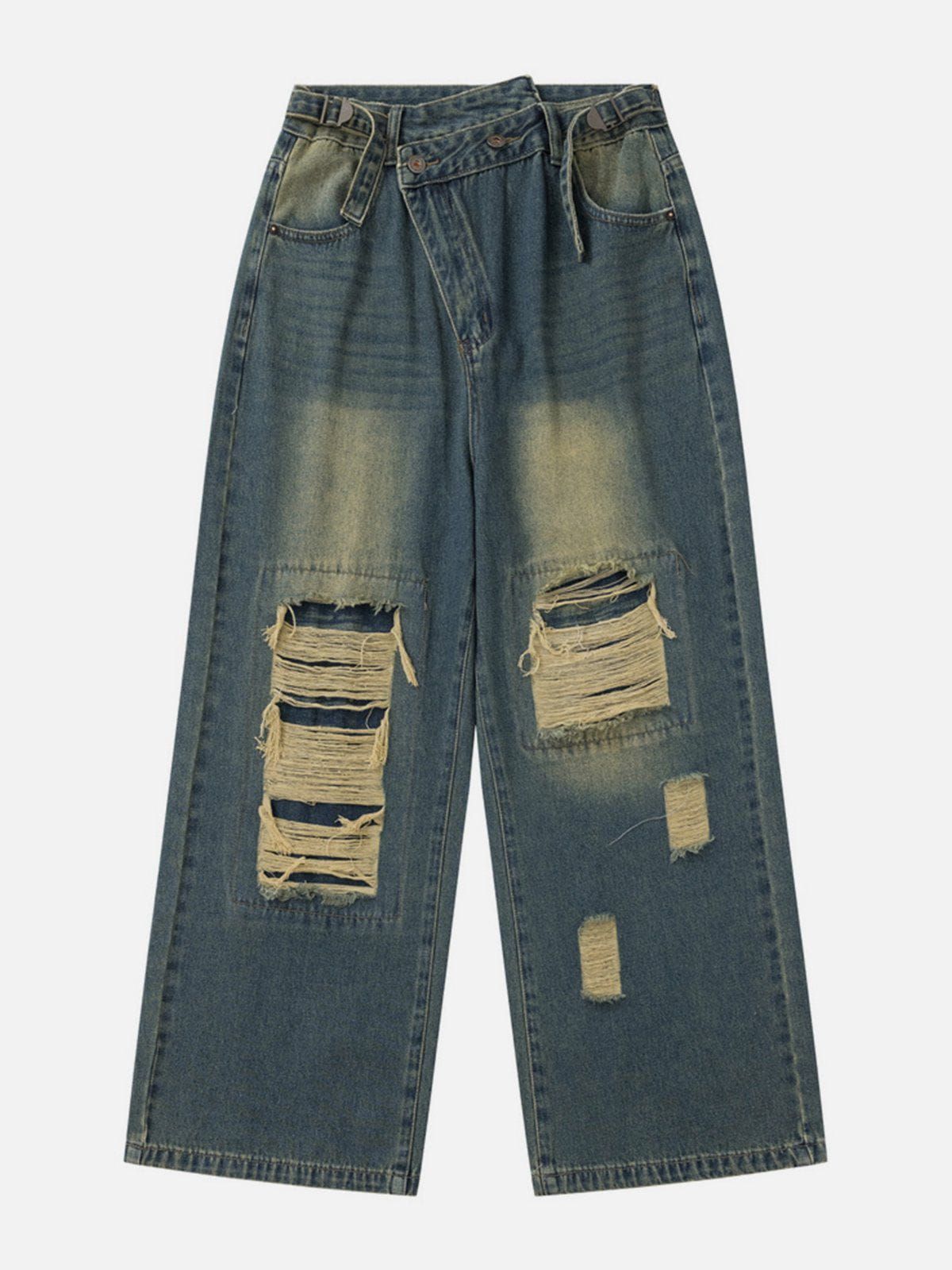 Aelfric Eden Asymmetrical Waist Jeans sold by Aelfric Eden product image thumbnail 3