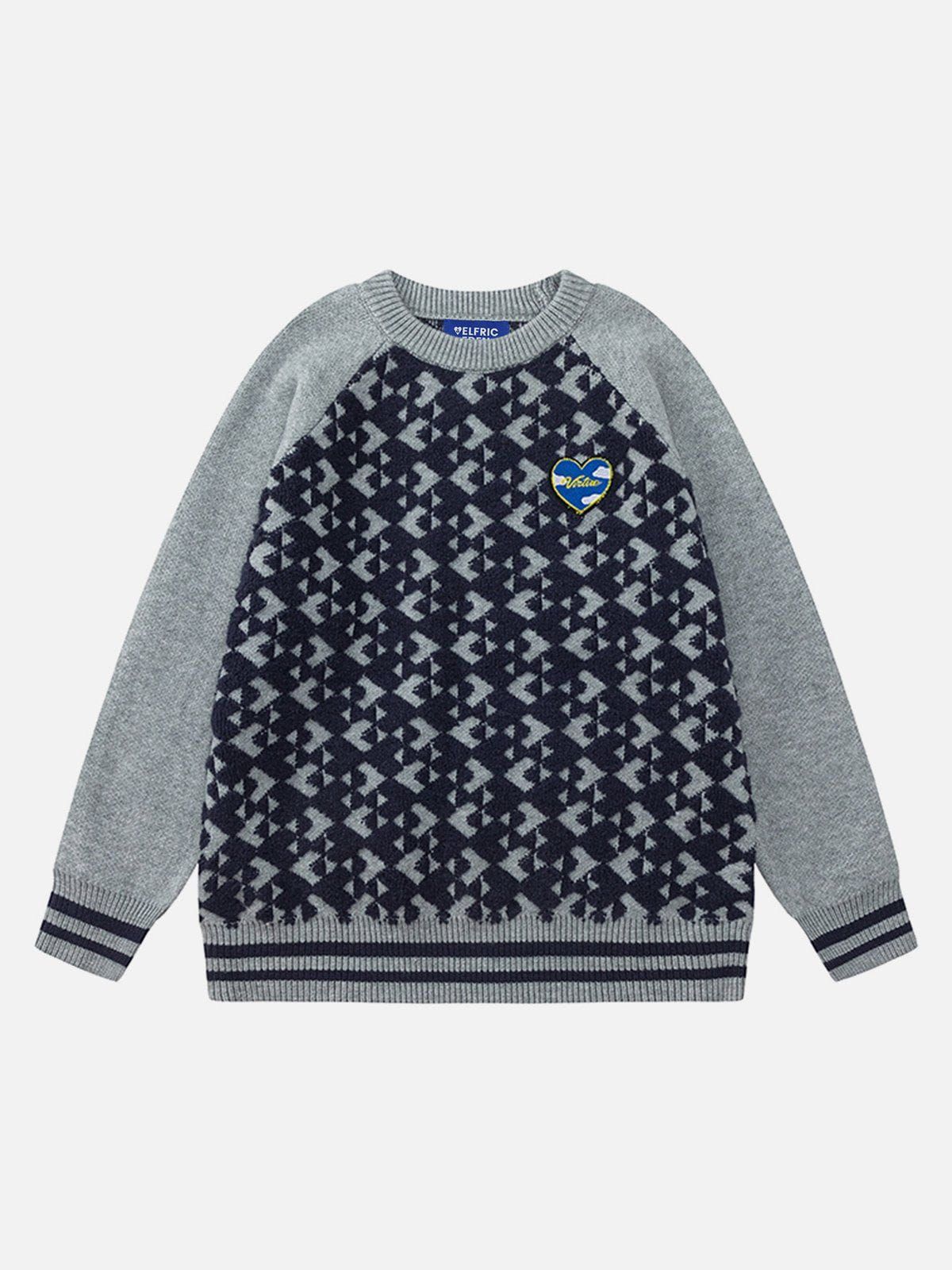 Aelfric Eden Heart Plaid Sweater sold by Aelfric Eden product image thumbnail 2