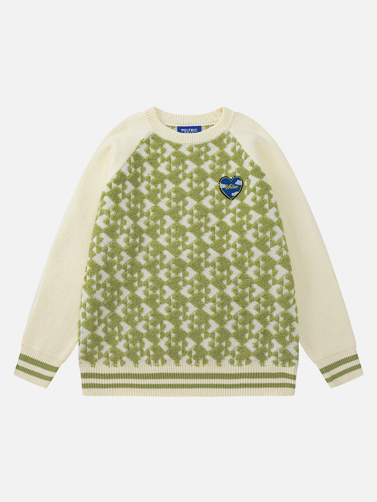 Aelfric Eden Heart Plaid Sweater sold by Aelfric Eden