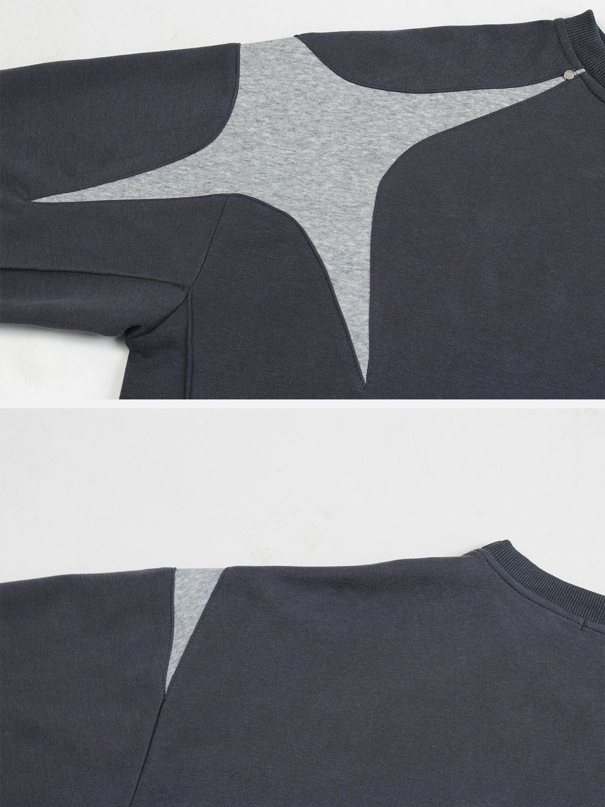 Aelfric Eden Patchwork Sweatshirt sold by Aelfric Eden product image thumbnail 5