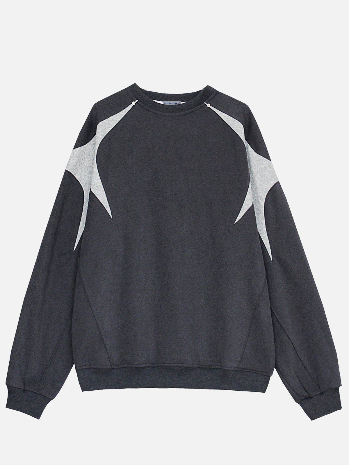 Aelfric Eden Patchwork Sweatshirt sold by Aelfric Eden product image thumbnail 2
