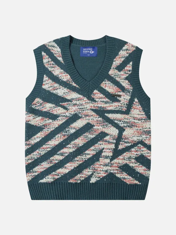 Aelfric Eden Varicolored Star Sweater Vest sold by Aelfric Eden