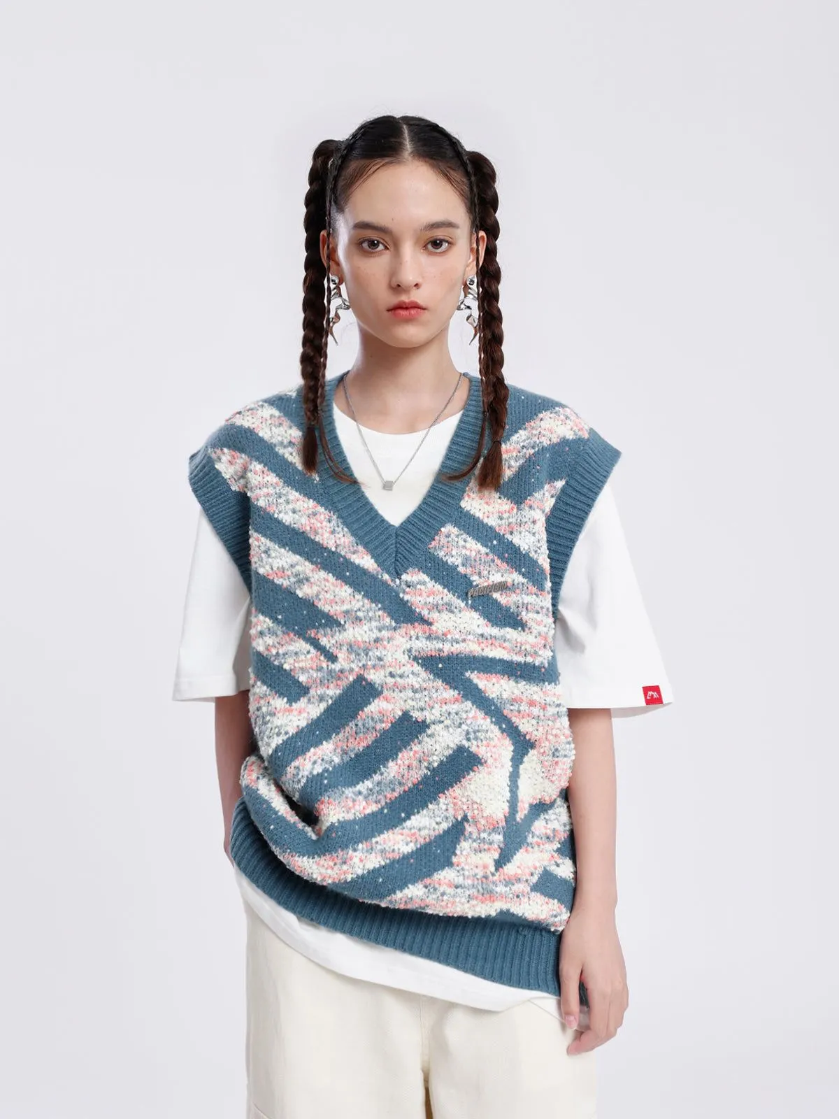 Aelfric Eden Varicolored Star Sweater Vest sold by Aelfric Eden product image thumbnail 2