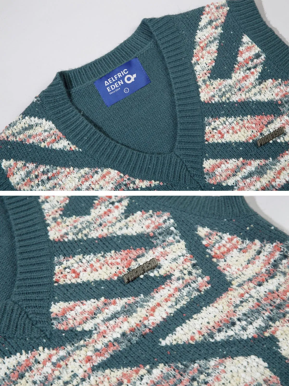 Aelfric Eden Varicolored Star Sweater Vest sold by Aelfric Eden product image thumbnail 5