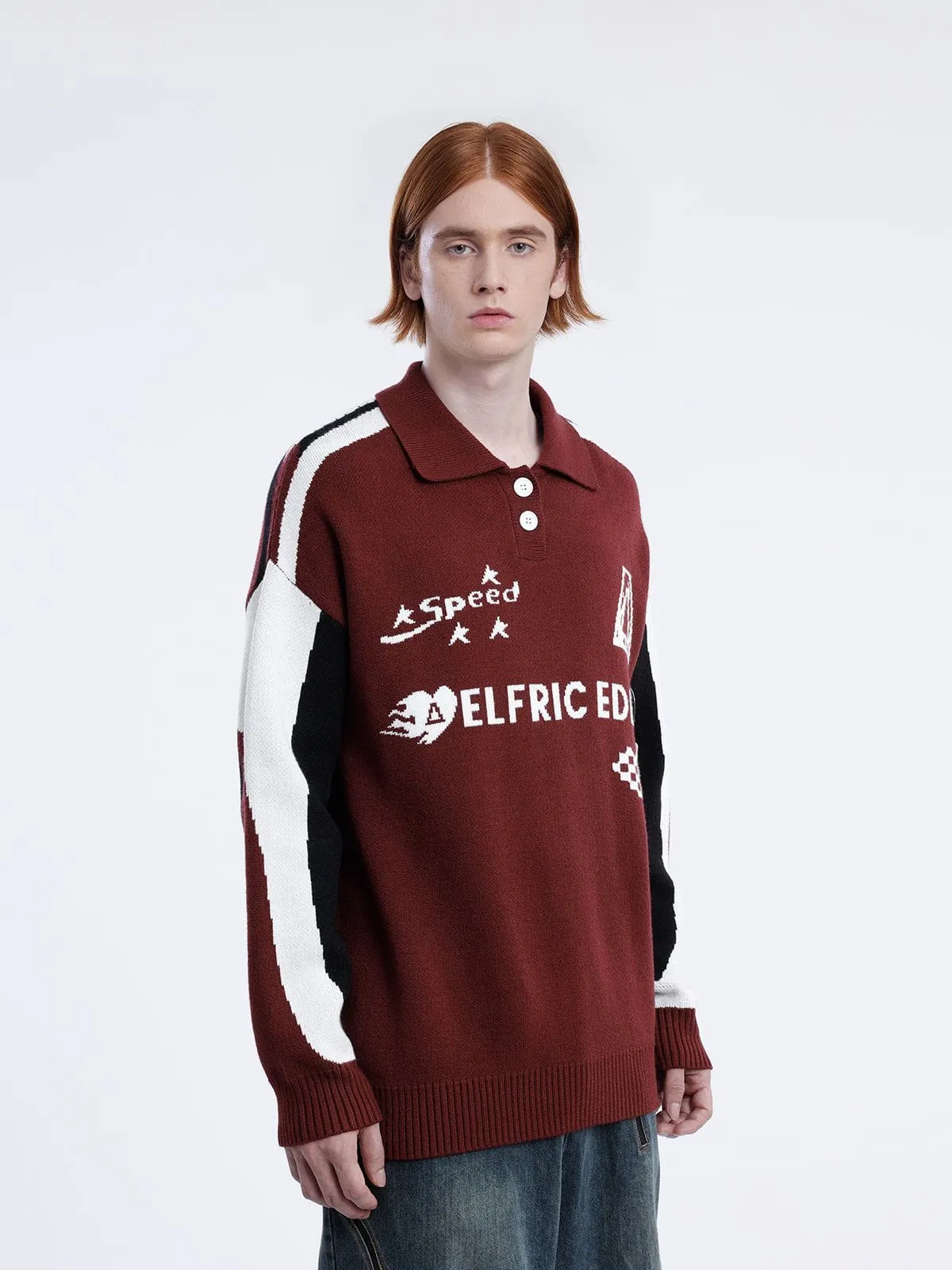 Aelfric Eden Color Blocking Racing Sweater sold by Aelfric Eden product image thumbnail 2