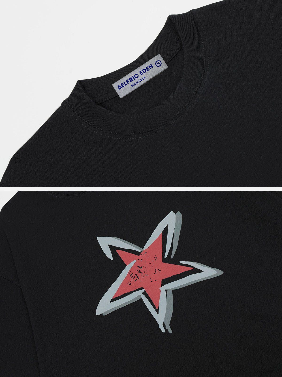 Aelfric Eden Star Graphics Tee sold by Aelfric Eden product image thumbnail 4