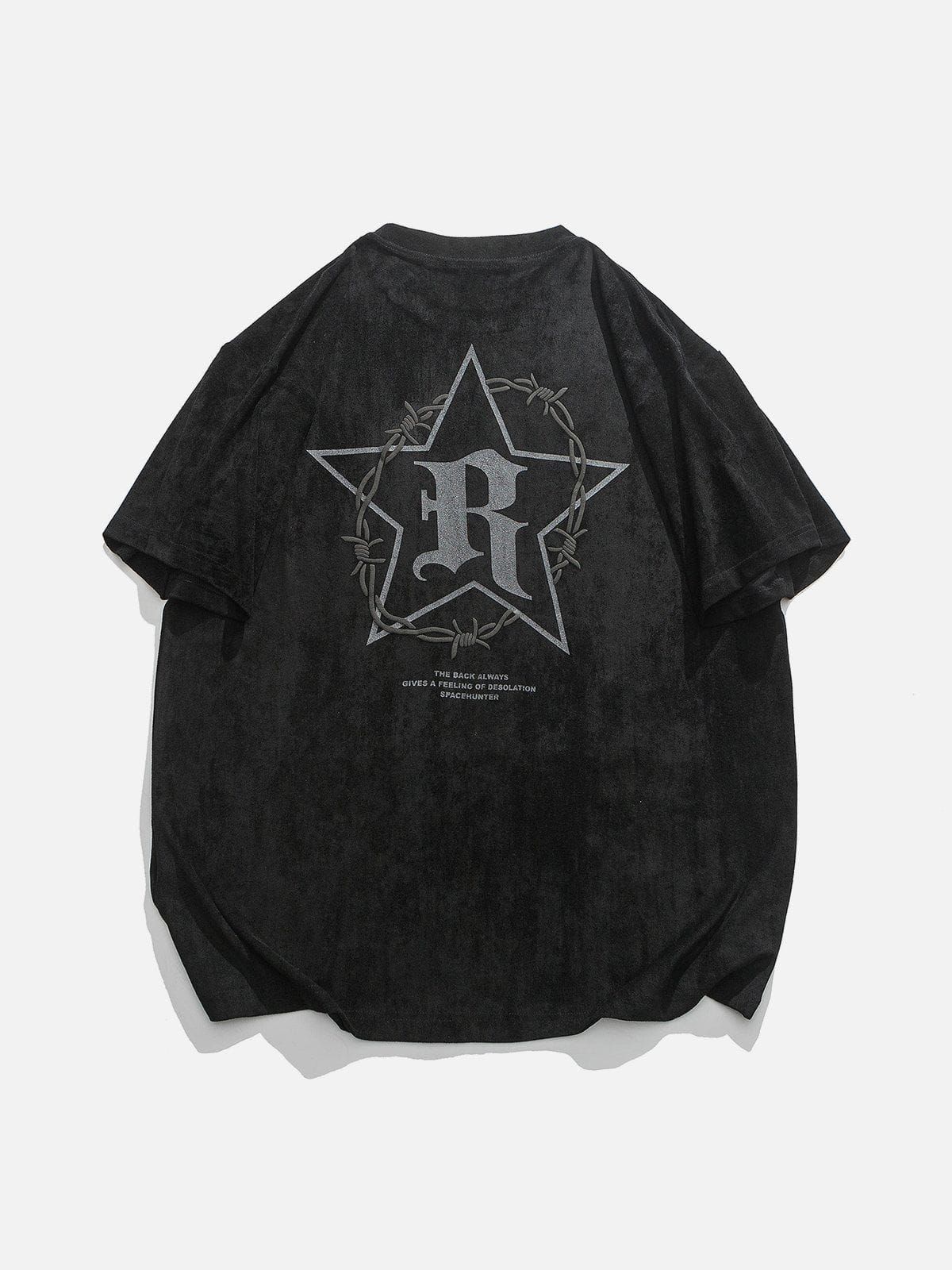 Aelfric Eden Suede Star Letter Print Tee sold by Aelfric Eden