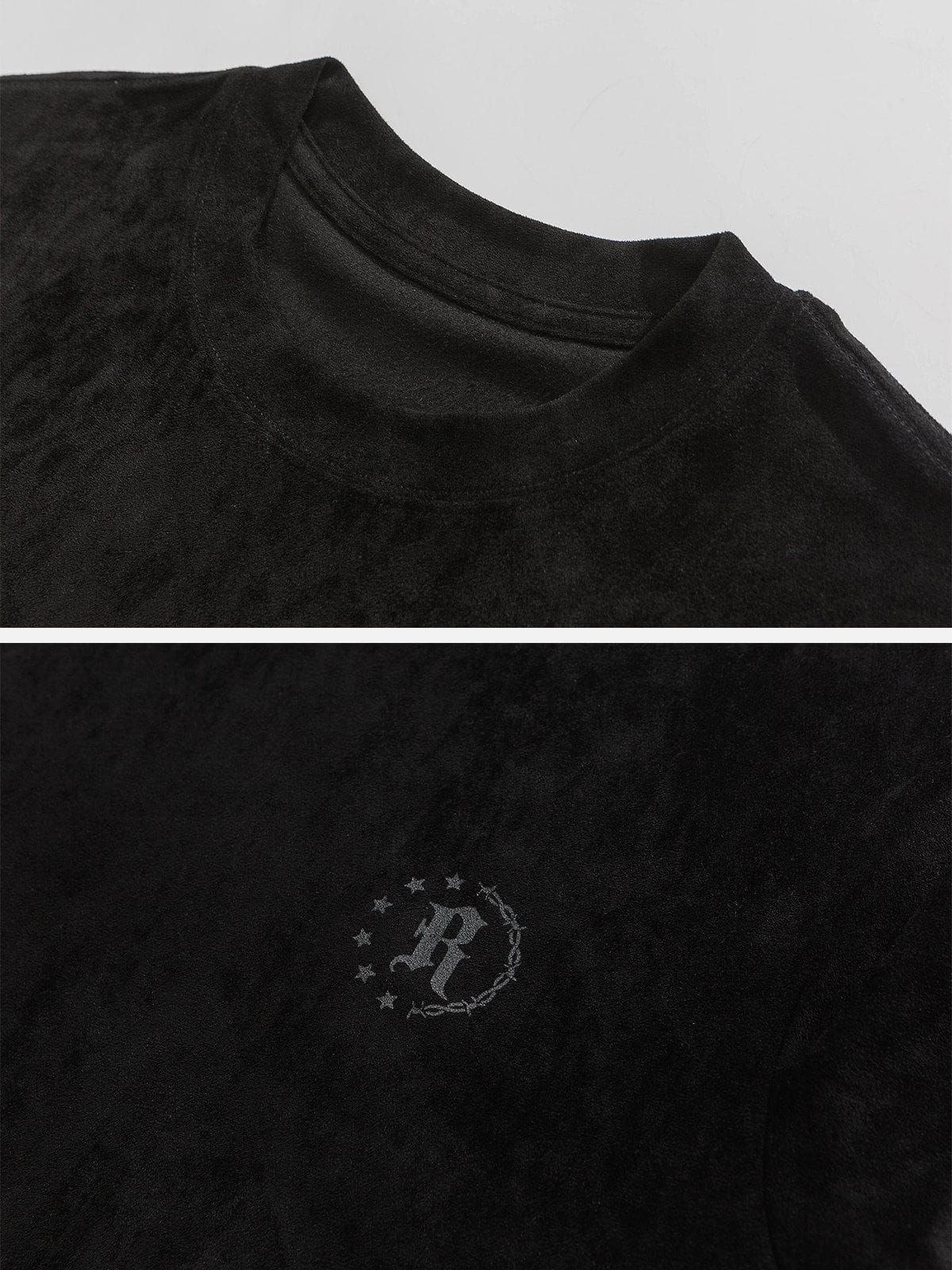 Aelfric Eden Suede Star Letter Print Tee sold by Aelfric Eden product image thumbnail 7