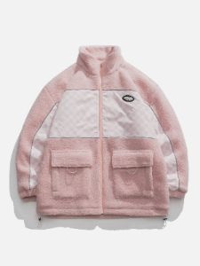 Aelfric Eden PLAID Patchwork Winter Coat sold by Aelfric Eden