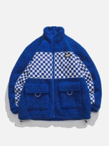 Aelfric Eden PLAID Patchwork Winter Coat sold by Aelfric Eden