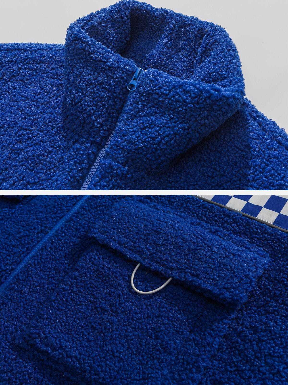 Aelfric Eden PLAID Patchwork Winter Coat sold by Aelfric Eden product image thumbnail 5