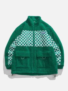 Aelfric Eden PLAID Patchwork Winter Coat sold by Aelfric Eden