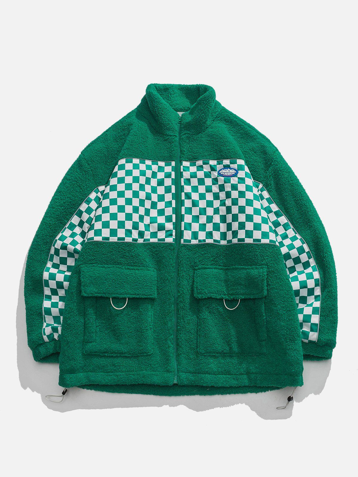 Aelfric Eden PLAID Patchwork Winter Coat sold by Aelfric Eden product image thumbnail 8