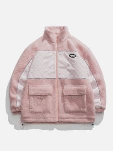 Aelfric Eden PLAID Patchwork Winter Coat sold by Aelfric Eden