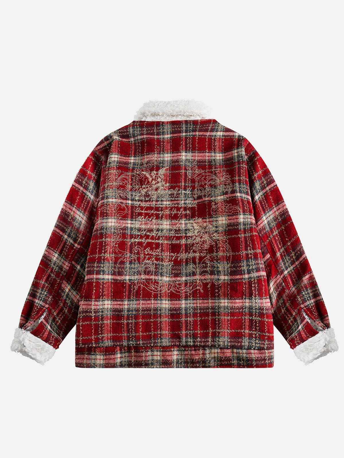 Aelfric Eden Plaid Multi Pocket Winter Coat sold by Aelfric Eden product image thumbnail 3