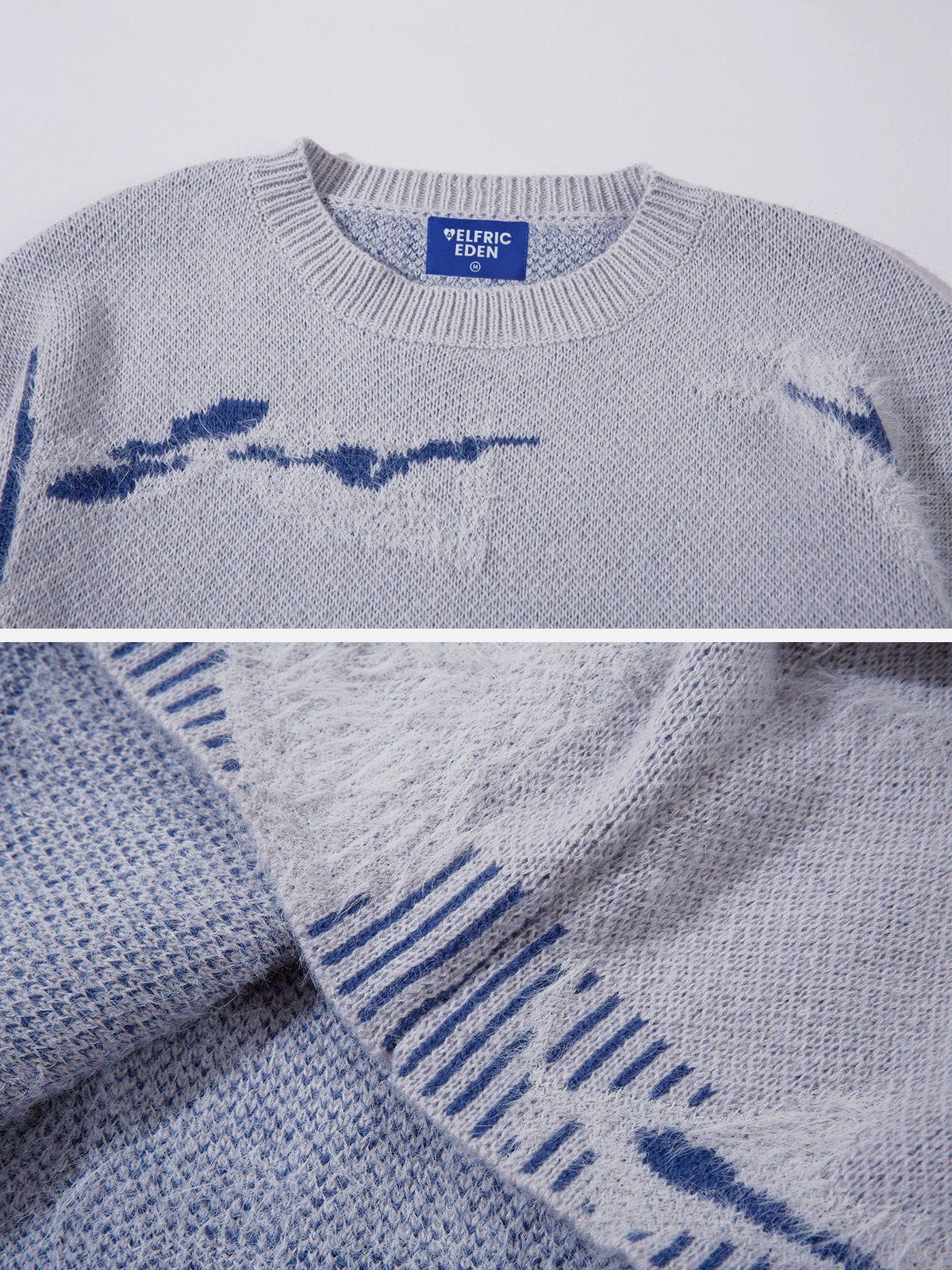 Aelfric Eden Abstract Color Block Sweater sold by Aelfric Eden product image thumbnail 5