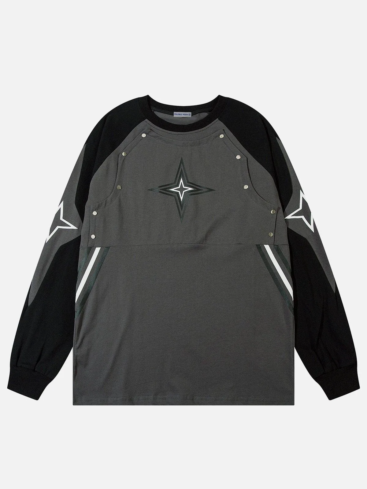 Aelfric Eden Star Patchwork Sweatshirt sold by Aelfric Eden product image thumbnail 4