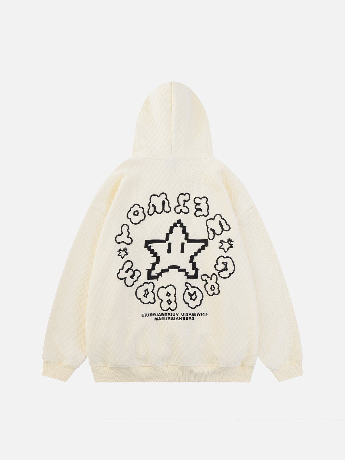 3D Embroidery Embroidered Patch Hoodie sold by Aelfric Eden product image thumbnail 2