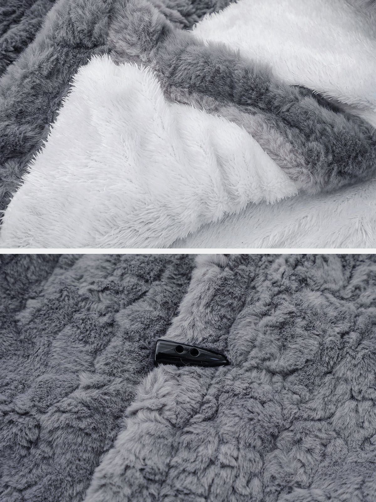 Aelfric Eden Horn Shape Button Sherpa Coat sold by Aelfric Eden product image thumbnail 5