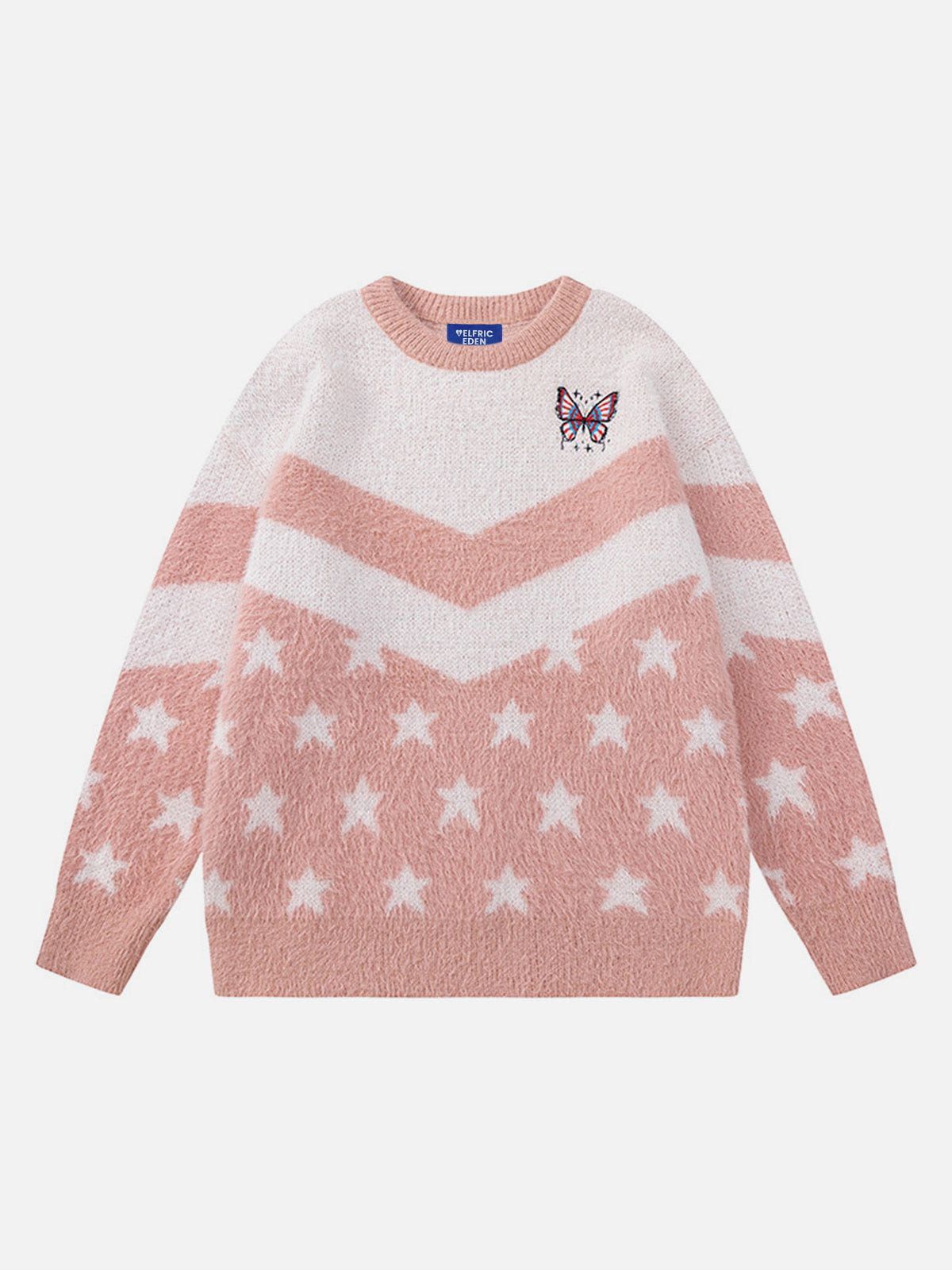 Aelfric Eden Butterfly Embroidered Sweater sold by Aelfric Eden