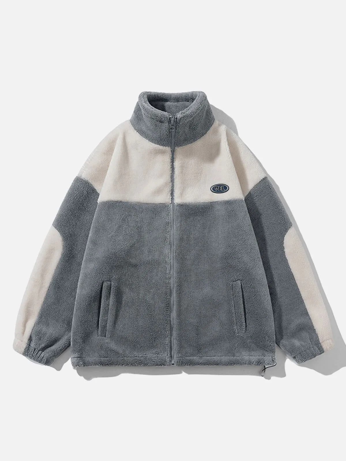 Aelfric Eden Color Block Patchwork Sherpa Jacket sold by Aelfric Eden